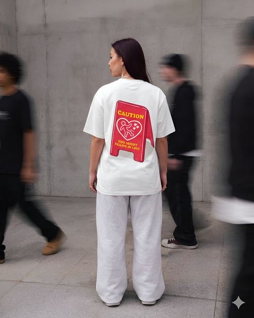 Caution: Fall In Love Tee