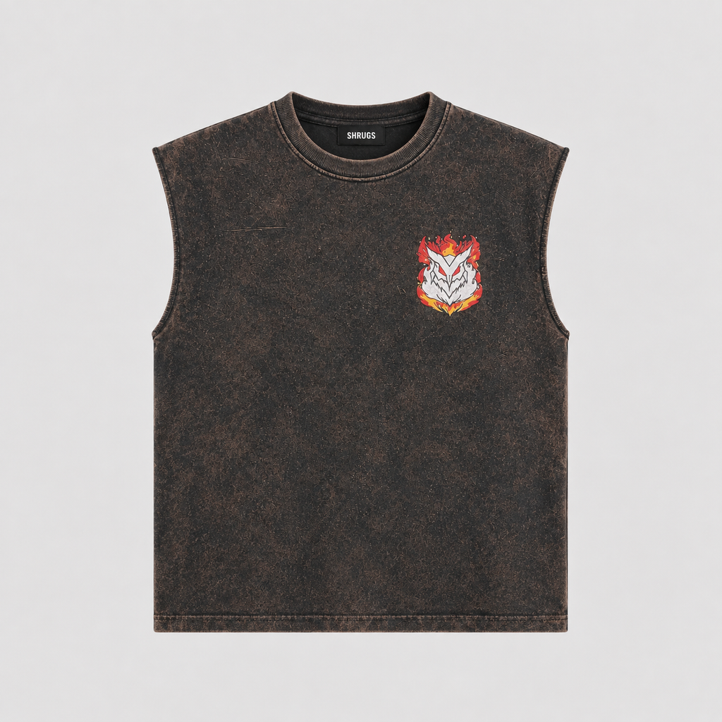 FLAMES TANK T-SHIRT