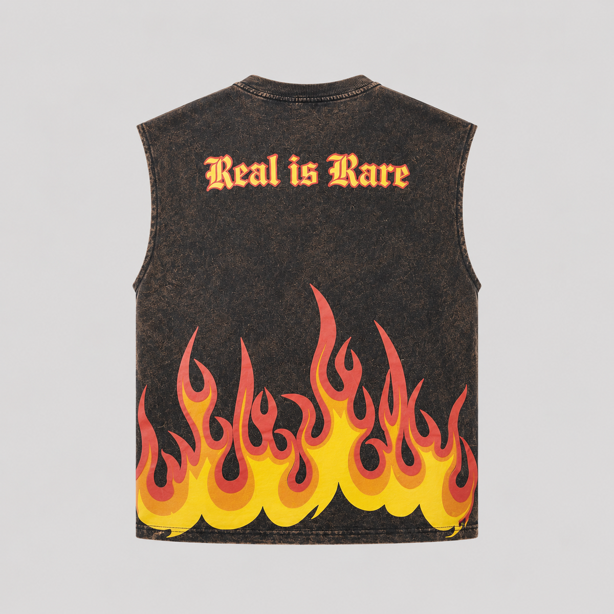 FLAMES TANK T-SHIRT