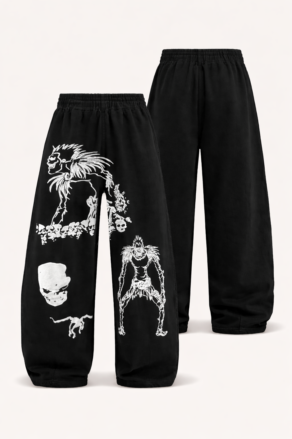 Shinigami" Anime Graphic Ultra-Wide Joggers