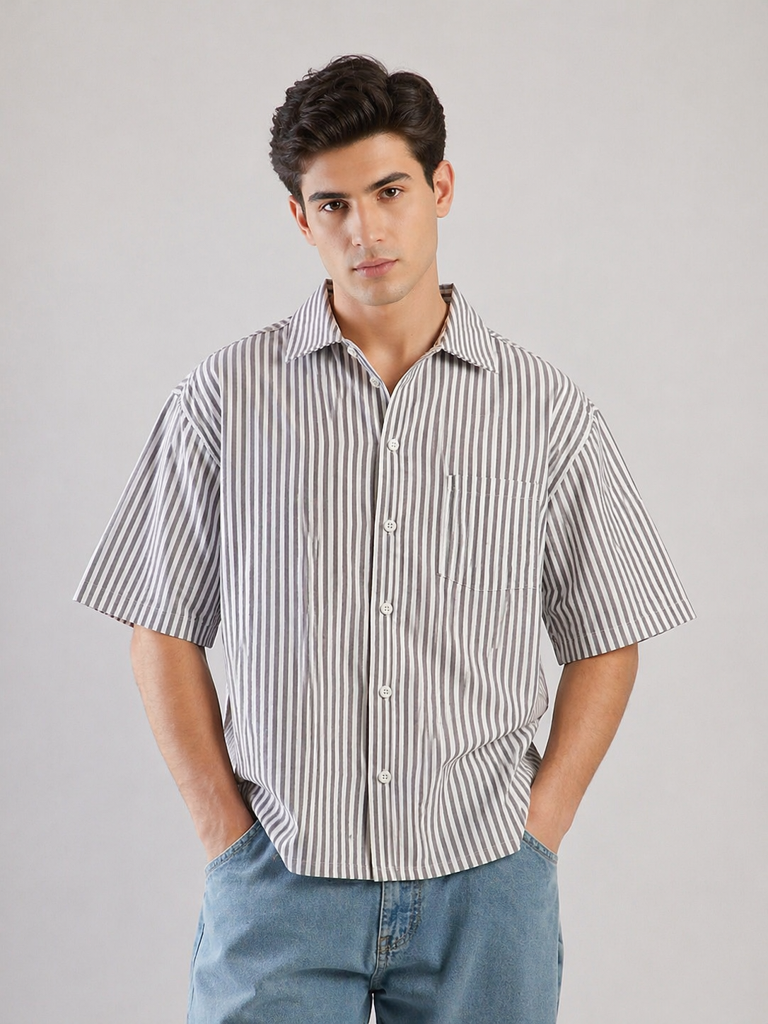 Oskodon Tribal Star Boxy Shirt