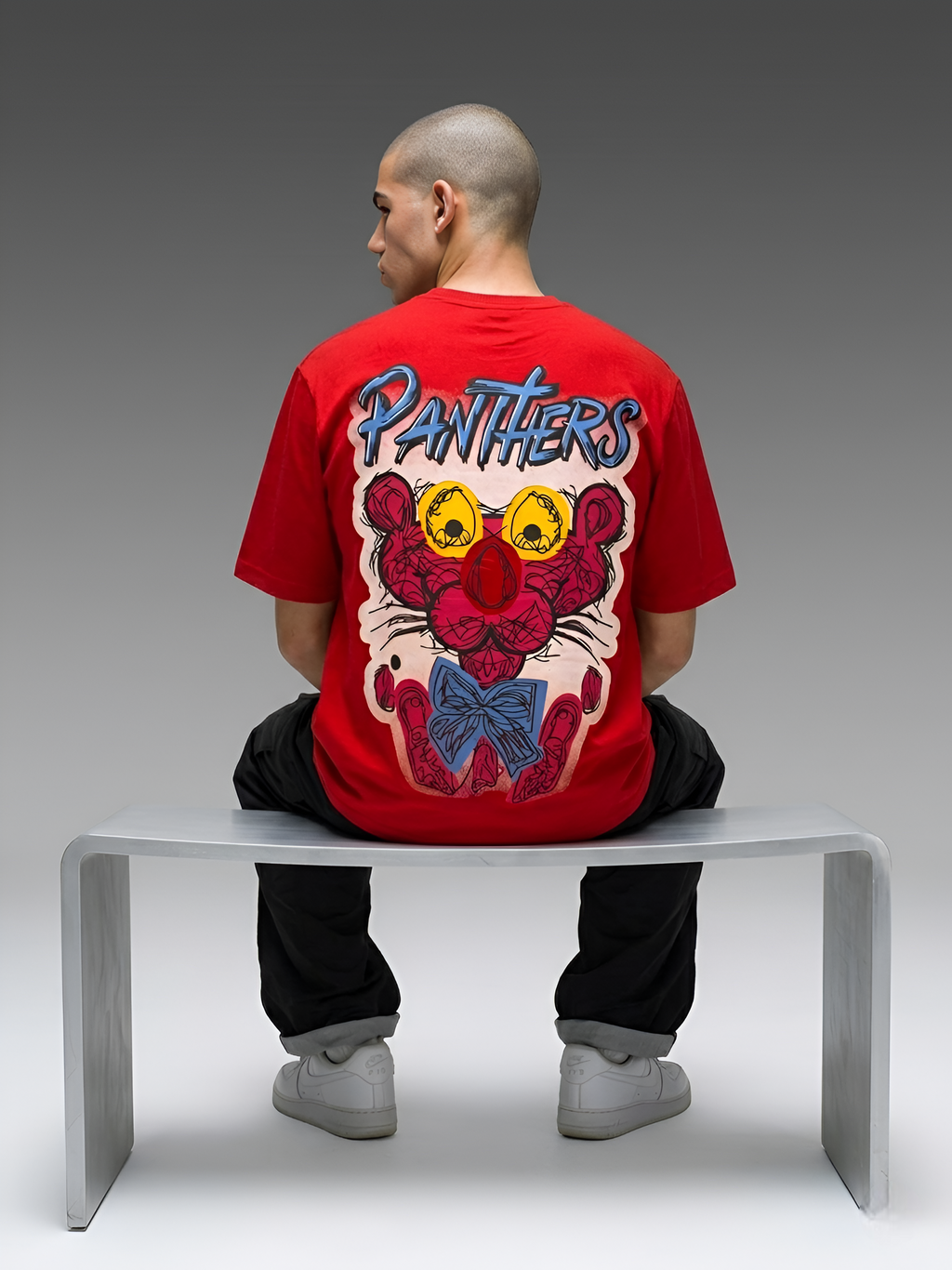 "Night Crawler Pink Panther Oversized T-Shirt