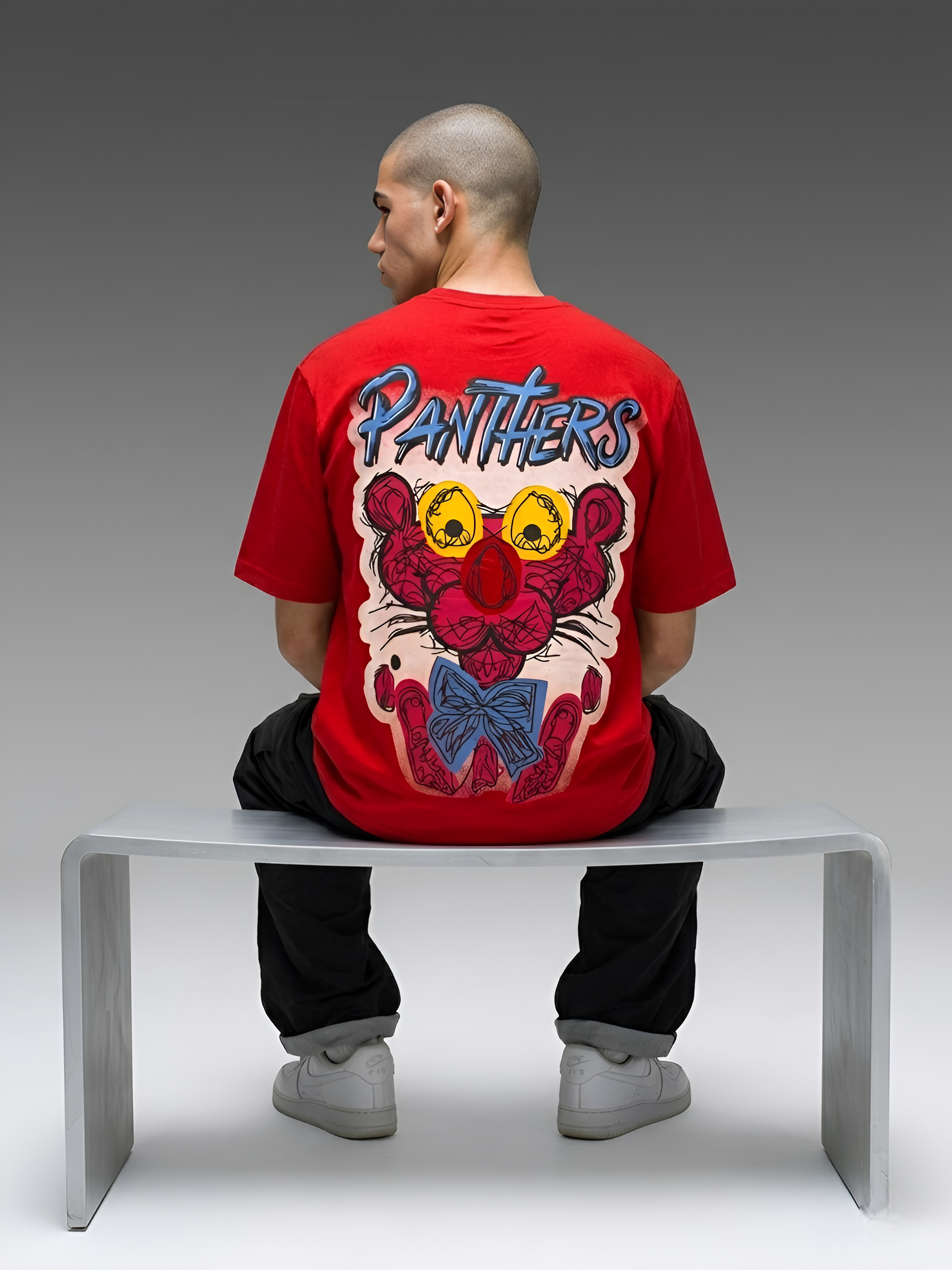 "Night Crawler Pink Panther Oversized T-Shirt
