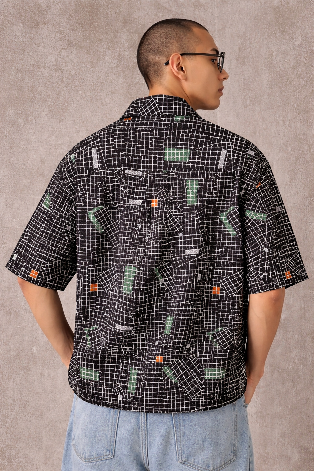Gridlock Chaos Boxy Shirt