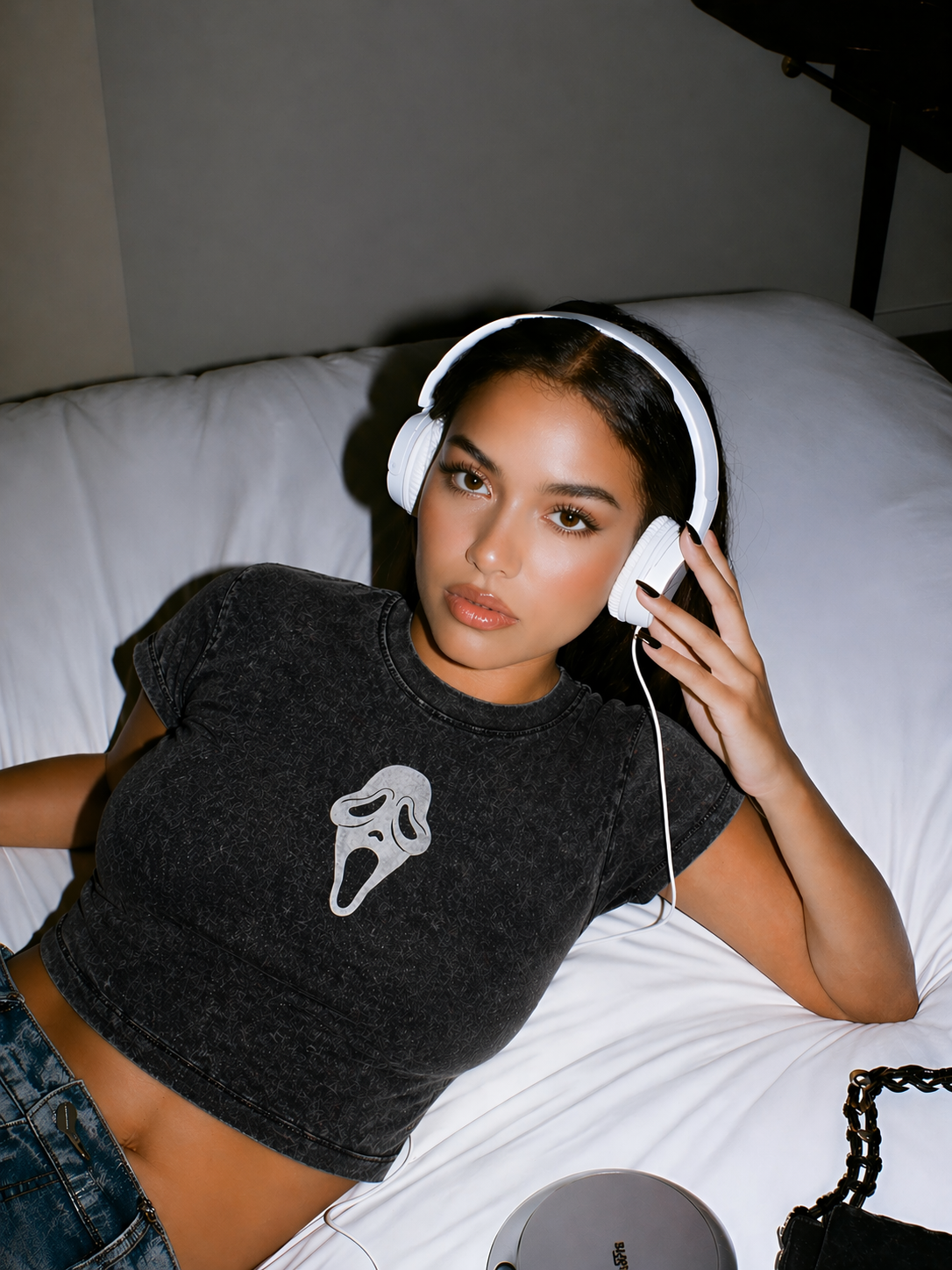 Ghostface Scream Crop Top